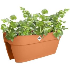 ELHO ELH8711904534356 Maceta Vibia Campana Flower Bridge 60 Marrón, Balcón/Exterior, L 59 cm, 100% Reciclado