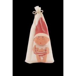 Berjuan Muñeco Elfo 12 cm con braguita y babero, incluye bolsita de tela de vinilo