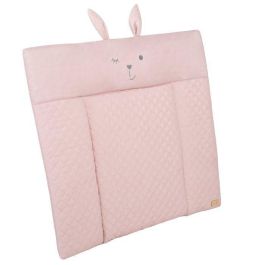 ROBA ROB4005317319612 Cambiador Lily Rosa con cara de conejo 85 x 75 cm