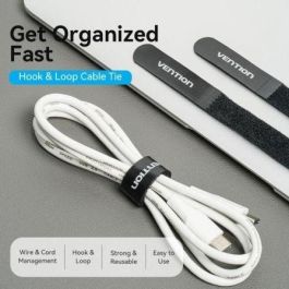 Tira Organizadora de Cables Vention KAOB0-10/ 18cm/ Pack de 10 Tira Organizadora de Cables Vention KAOB0-10/ 18cm/ Pack de 10