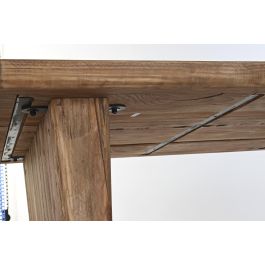 DKD Home Decor Mesa Comedor Alpino Natural Madera Reciclada Pino 180 x 90 x 77 cm