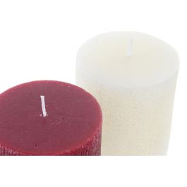 Vela Navidad Tradicional DKD Home Decor Blanco Rojo 9 x 10 x 9 cm (2 Unidades) Vela Navidad Tradicional DKD Home Decor Blanco Rojo 9 x 10 x 9 cm (2 Unidades)