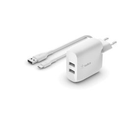 Belkin 1m a-c 24w - Cargador Dual USB-A 24W Blanco Precio: 28.49999999. SKU: B1BFKDZXYH