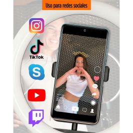 Aro de Luz para Selfie KSIX 10W Aro de Luz para Selfie KSIX 10W