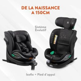 Babyauto BAB8435593702482 Silla de Coche Scudda Grey Dobby I-Size ISOFIX Giratoria 360° desde Nacimiento (0-36 kg) ECE R129