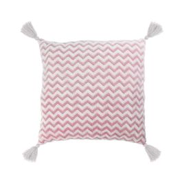 Cojín Diseño Zigzag Rosa 40*40 cm Cojín Diseño Zigzag Rosa 40*40 cm