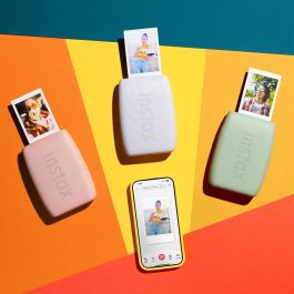 Fujifilm Impresora Instax Mini Link 3 - Fotografías Instantáneas con Efectos AR 3D, Diseño Compacto y Conexión Inalámbrica