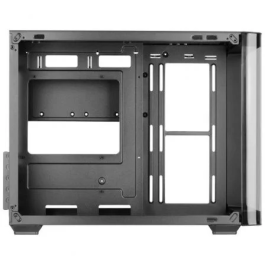Mars Gaming Caja MicroATX Gaming MCFUSIONM con Doble Cámara y Cristal Templado para Placas Micro-ATX y Mini-ITX