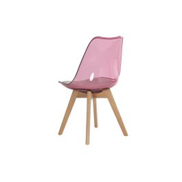 Silla Urban DKD Home Decor Rosa Blanco 47 x 81 x 54 cm (4 Unidades)