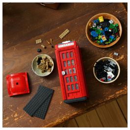 LEGO Ideas Cabina Telefónica Roja de Londres 21347, Juego de Construcción, 1460 Piezas, Multicolor