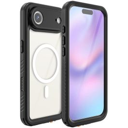 4smarts Funda Impermeable Stark para Apple iPhone 17 Air 6.6" Negro Transparente