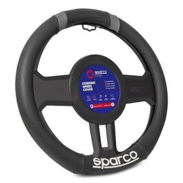 SPC Funda Volante Base Plana Negro-Gris 37 cm SPC1114GR