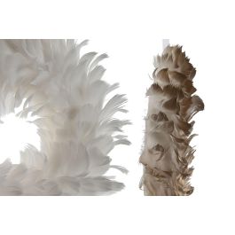 Corona Navidad Moderna DKD Home Decor Dorado Blanco 7 x 30 x 30 cm (2 Unidades) Corona Navidad Moderna DKD Home Decor Dorado Blanco 7 x 30 x 30 cm (2 Unidades)