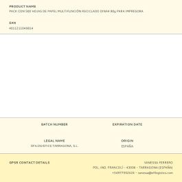 Blauer-Engel Papel multifunción reciclado DIN A4 80g Pack 500 hojas