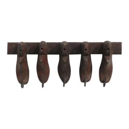 DKD Home Decor Perchero Pared Item Home Marron Oscuro Madera 10 x 28 x 66 cm (2 Unidades) Precio: 60.5. SKU: B1JZEE88MG