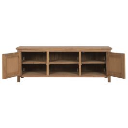 DKD Home Decor Mueble TV Balines Marron Beige 140 x 45 x 50 cm