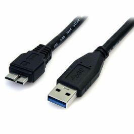 Cable USB a Micro USB Startech USB3AUB50CMB Negro Cable USB a Micro USB Startech USB3AUB50CMB Negro