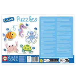 Educa Baby Puzzles Animales Acuáticos Contiene 5 Puzzles