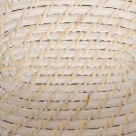 Bandeja Blanco Bambú Ratán 29 x 22 x 7 cm (2 Unidades)