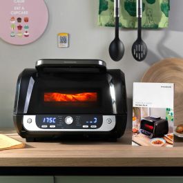 Freidora de Aire con Grill, Accesorios y Recetario InnovaGoods Fryinn 12-in-1 6000 Negro Acero 3400 W 6 L Freidora de Aire con Grill, Accesorios y Recetario InnovaGoods Fryinn 12-in-1 6000 Negro Acero 3400 W 6 L