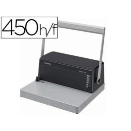 Fellowes Encuadernadora ESP-100 Espiral 5:1 Perfora 20 Hojas A4, Encuaderna 450 Hojas