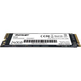 Patriot P310 240 GB M.2 NVMe SSD (PCIe 3.0 x4) para PC/Portátil, 1700 MB/s Lectura, 1000 MB/s Escritura