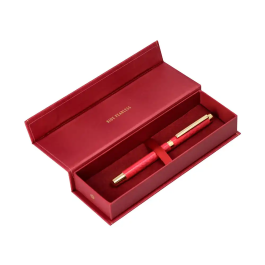 Belius Roller Wild West Aluminio Granate Dorado Tinta Negra Caja Diseño