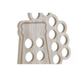 DKD Home Decor Decoración de Pared Loft Natural MDF Cerveza Chapas 1 x 55 x 25 cm