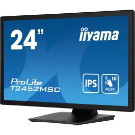 iiyama T2452MSC-B1 Monitor táctil 23.8" (60.5cm) Full HD IPS 14ms con HDMI, DisplayPort, USB-C y Altavoces Negro