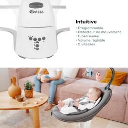 Babymoov Swoon Motion Swing para Bebé - 5 velocidades, 2 modos (lateral/frontal-trasero), 3 posiciones de inclinación y ajuste independiente Babymoov Swoon Motion Swing para Bebé - 5 velocidades, 2 modos (lateral/frontal-trasero), 3 posiciones de inclinación y ajuste independiente