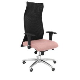 Sillon Piqueras Y Crespo Sahuco Xl Direccion Hasta 160 Kg Mecanismo Sincro Brazos Regulables En Altura Respaldo Malla Transpirable Negra Asiento A Medida Con Espuma Viscoelastica Y Tapizado Bali Rosa Palido Precio: 606.49999949. SKU: S5703103
