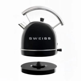 Sweiss Hervidor KTL9 2200 W 1,8 L Base Giratoria Negro
