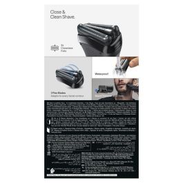 Braun BRA8700216735742 Afeitadora Eléctrica Serie 3 Negra - 30 min batería - Carga Rápida 5 min