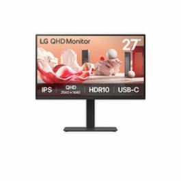 LG 27BA75QB-B Monitor 27 Pulgadas WQHD IPS 1440p 100Hz USB-C DP HDMI RJ45 KVM Daisy-Chain Negro