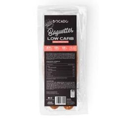 BOCADO Baguette Low Carb High Protein, Pan bajo en carbohidratos, alto en proteínas y fibra, vegano, 2 Unidades Precio: 4.59000048. SKU: B17H842V2K