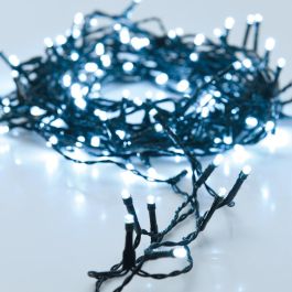 Guirnalda fija 320 leds blanco frío 220V IP44 de 27m para interior/exterior con cable negro y transformador Precio: 16.59000024. SKU: S7901234
