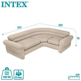 Sofa hinchable rinconera 257x203x76 cm Sofa hinchable rinconera 257x203x76 cm