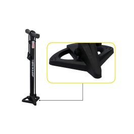 Dunlop Bomba de pie negro aluminio para camping, colchonetas y balones