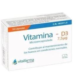Vitamina D3 7,5Mcg. (300Ui) 30Cap. Precio: 11.4999995. SKU: B1CWCWNP3B