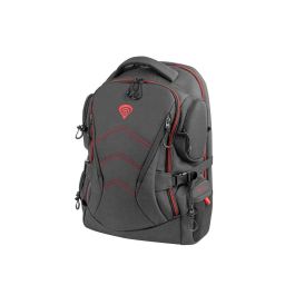 GENESIS Pallad 550 Mochila para Gaming 43,9 cm (17.3") Negro, Rojo con Compartimento para Portátil y Accesorios
