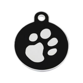 Placa identificativa para collar Imarc Circle Negro Plateado Precio: 11.68999997. SKU: B1GCGSR8S5