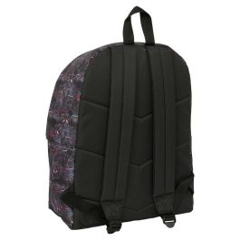 Safta Mochila Infantil Miles Morales con Bolsillos, Adaptable a Carro, 420x150x330 mm
