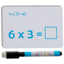 Jeux 2 momes Juego de 36 Cartas de Cálculo, Sumas, Restas, Multiplicaciones y Divisiones, Doble Cara, Plastificadas, Borrables con Rotulador Precio: 1.79000019. SKU: B1AT23KBRZ