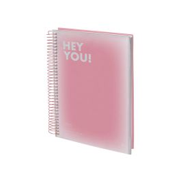 Agenda Espiral Liderpapel Gazi A5 2025 Dia Pagina Color Rosa Papel 70 gr