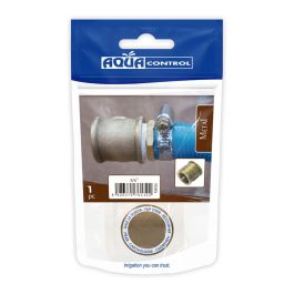 Aqua Control Manguito de Latón Zincado 3/4" Hembra para Conexiones