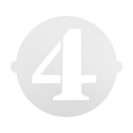 Algon Plantilla Tarta Cumpleaños (N-4) Grande 25 cm x 27.5 cm (36 Unidades)