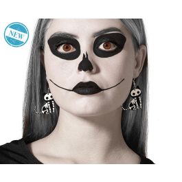 Pendientes de Esqueleto de Gato para Halloween - Accesorio de Disfraz Gótico y Bruja Pendientes de Esqueleto de Gato para Halloween - Accesorio de Disfraz Gótico y Bruja Precio: 1.49999949. SKU: B14E5AK596