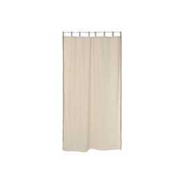 DKD Home Decor Cortina Cottage de Algodón y Yute Natural 260 x 140 cm (2 Unidades)
