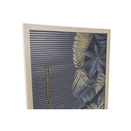 Memo Tropical DKD Home Decor Gris Natural 1.5 x 45 x 30 cm (2 Unidades) Memo Tropical DKD Home Decor Gris Natural 1.5 x 45 x 30 cm (2 Unidades)