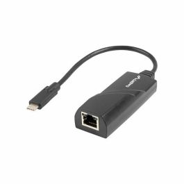 Adaptador USB C a Red RJ45 Lanberg NC-1000-02 Negro 0,15 m Precio: 19.49999942. SKU: S5612394